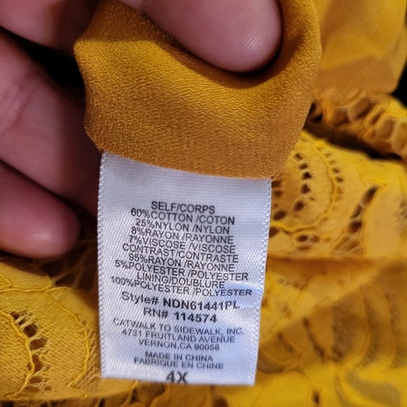 Pleione Floral Lace Sleeveless Top & Shorts - Picture 16 of 16